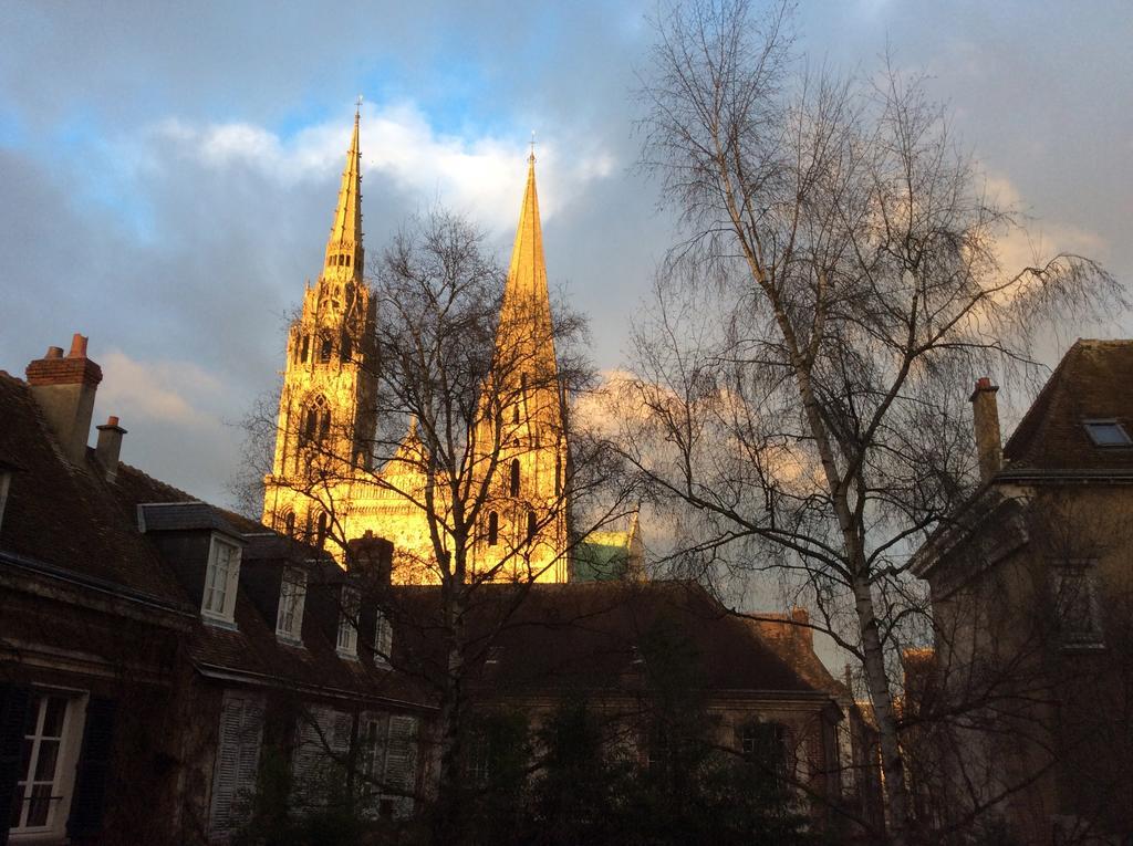 Le Jardin Cathedrale Bed and Breakfast Chartres Exteriör bild